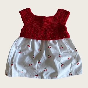 Abito in cotone ciliegine