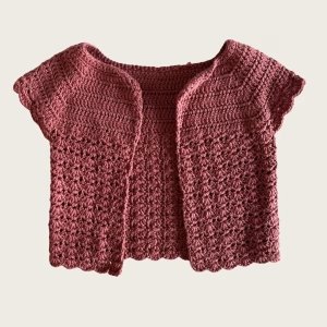 Cardigan in filo di cotone