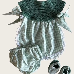 Coordinato in cotone con scarpette