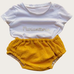 T-shirt e culotte mussola