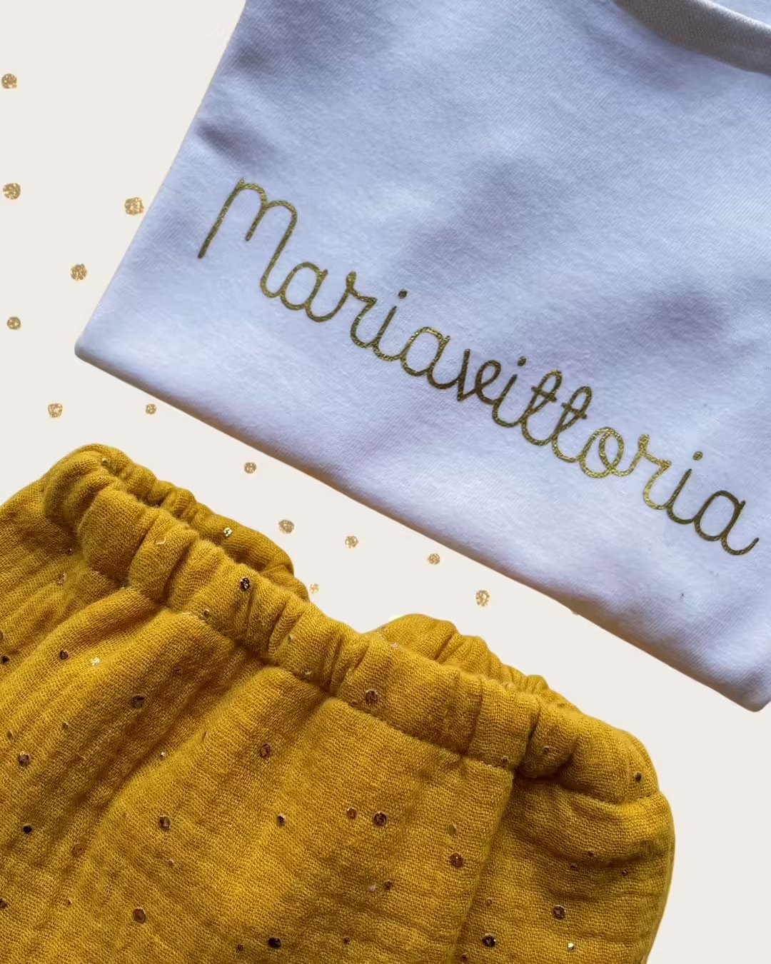T-shirt e culotte mussola